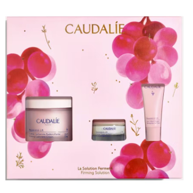 Caudalie Πακέτο Resveratrol-Lift Firming Cashmere Cream 50ml & Night Cream 15ml & Eye Gel Cream 5ml