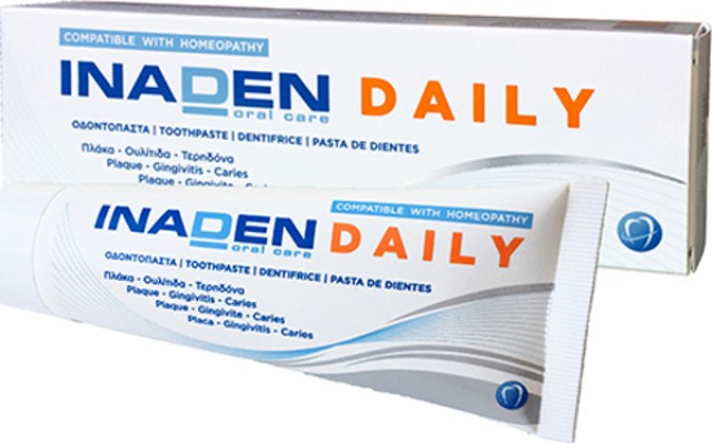 INADEN Daily Toothpaste Οδοντόκρεμα Καθημερινής Χρήσης Για Ολοκληρωμένη Προστασία, 75ml