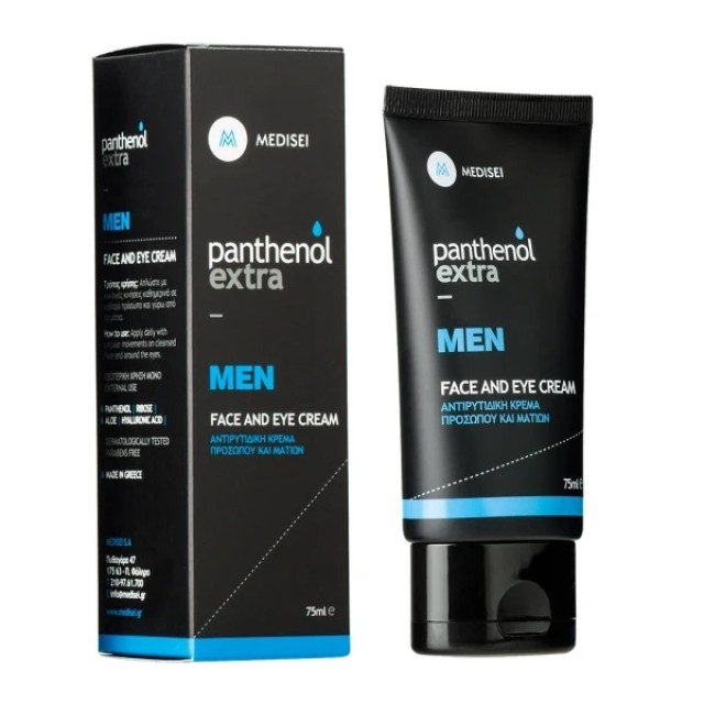Medisei Panthenol Extra Men Face and Eye Cream Κρέμα Προσώπου και Ματιών 75ml