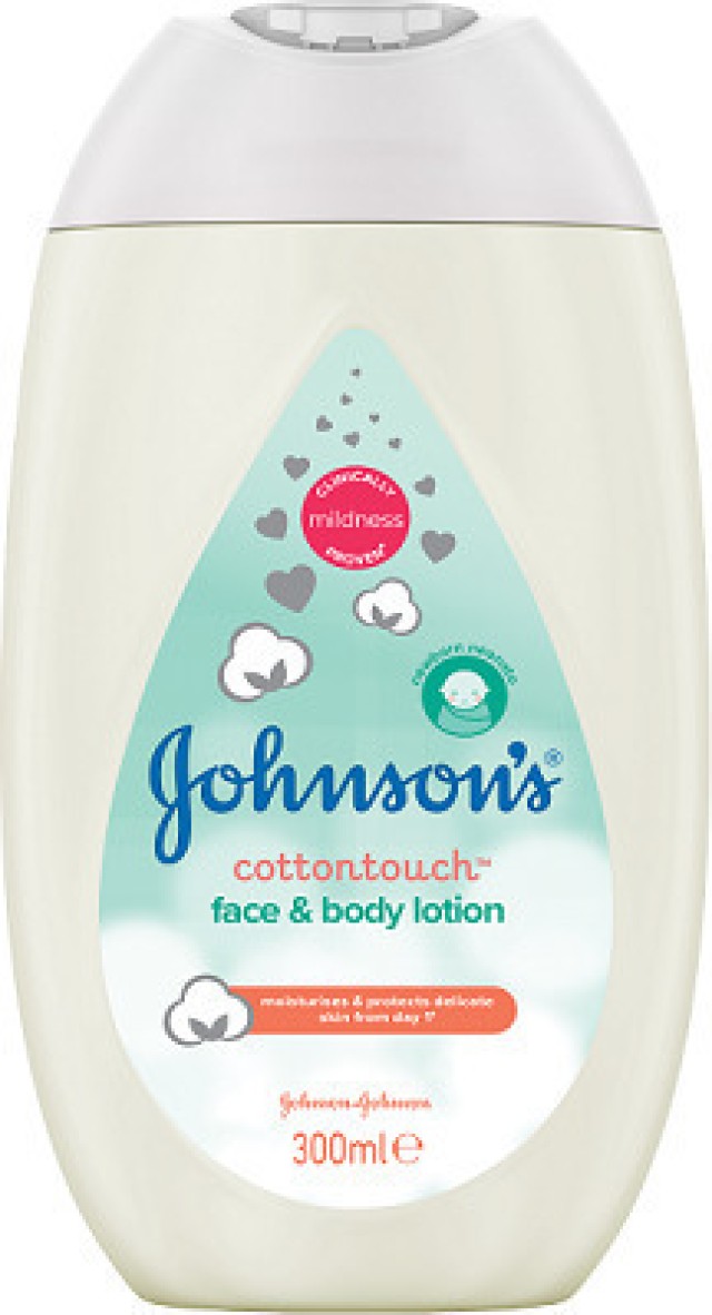 Johnson & Johnson Baby Cotton Touch, Βρεφική Λοσιόν Προσώπου/Σώματος 300ml