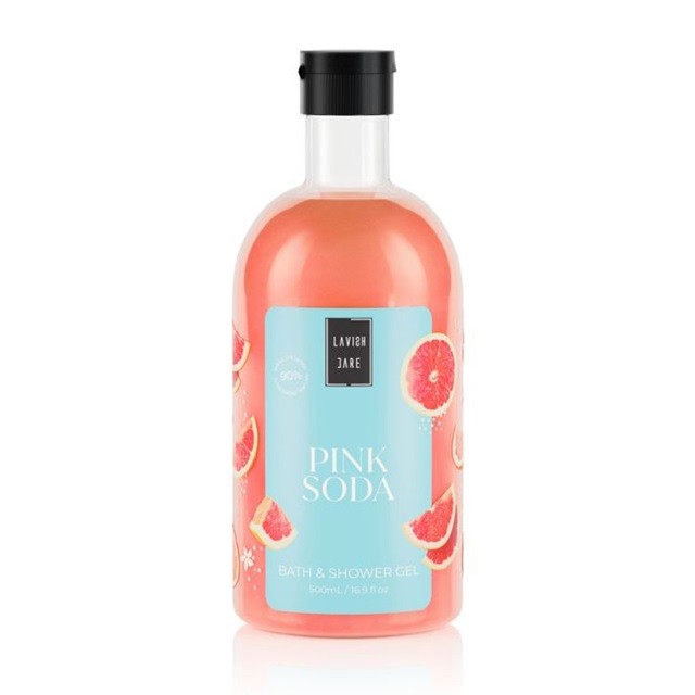 Lavish Care Bath & Shower Gel Pink Soda Αφρόλουτρο Σώματος Με Άρωμα Γκρέιϊπφρουτ, 500ml