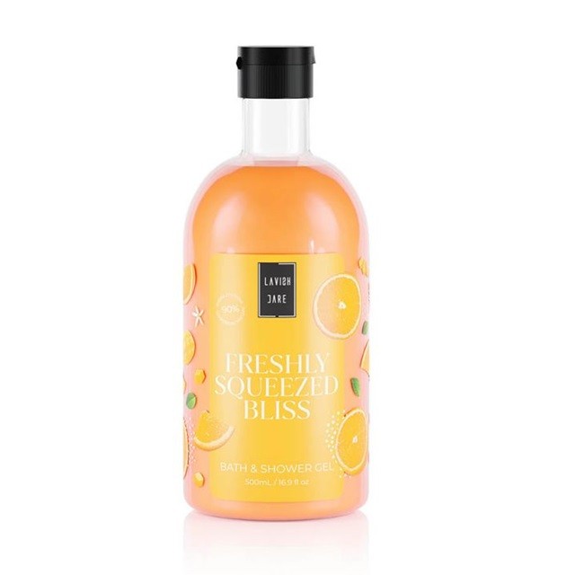 Lavish Care Bath & Shower Gel Freshly Squeezed Bliss Αφρόλουτρο Σώματος Με Άρωμα Πορτοκάλι, 500ml