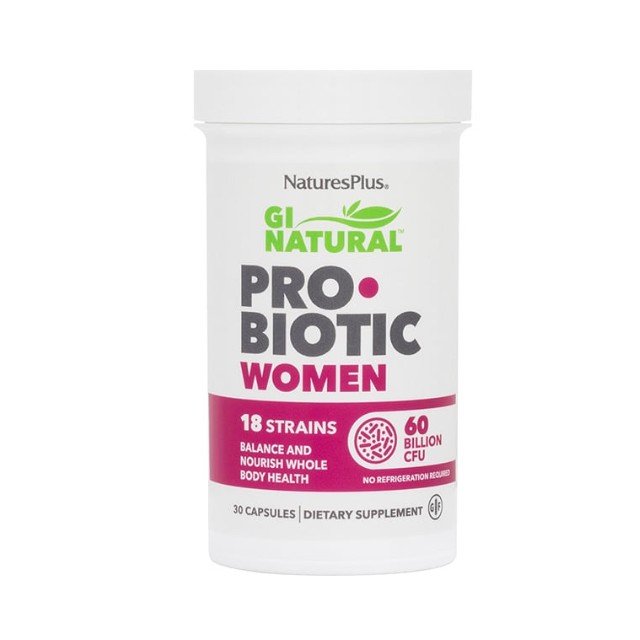 Natures Plus Women Gi Natural Probiotic Προβιοτικά για Γυναίκες 30 Κάψουλες