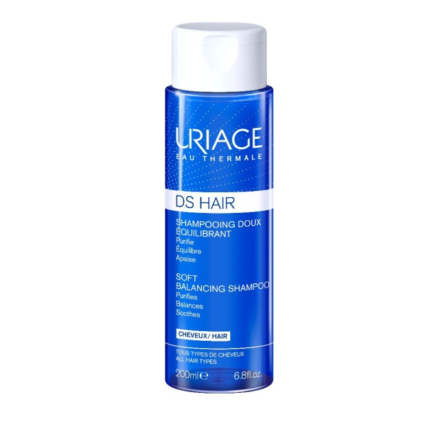Uriage DS Hair Soft Balancing Shampoo Απαλό Σαμπουάν Εξισορρόπησης 200ml