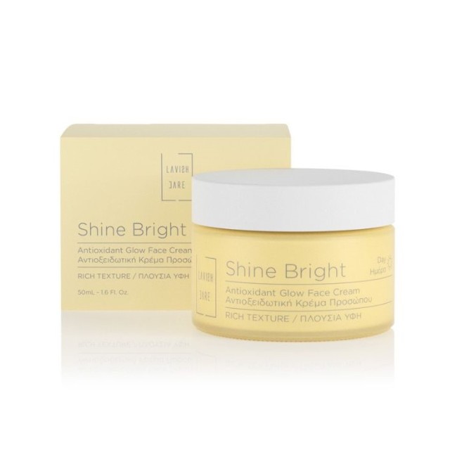 Lavish Care Shine Bright Antioxidant Glow Face Cream Rich Texture Αντιοξειδωτική Κρέμα Προσώπου, 50 ml