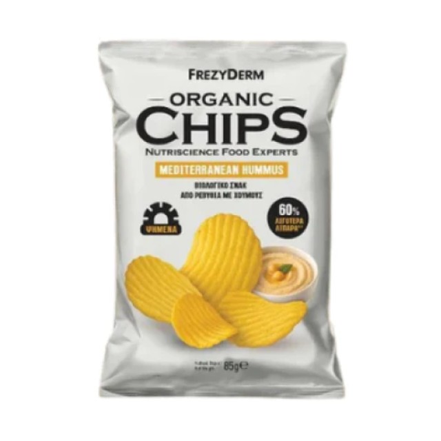 Frezyderm Organic Βιολογικά Chips από Ρεβύθια Mediterranean Hummus 85gr