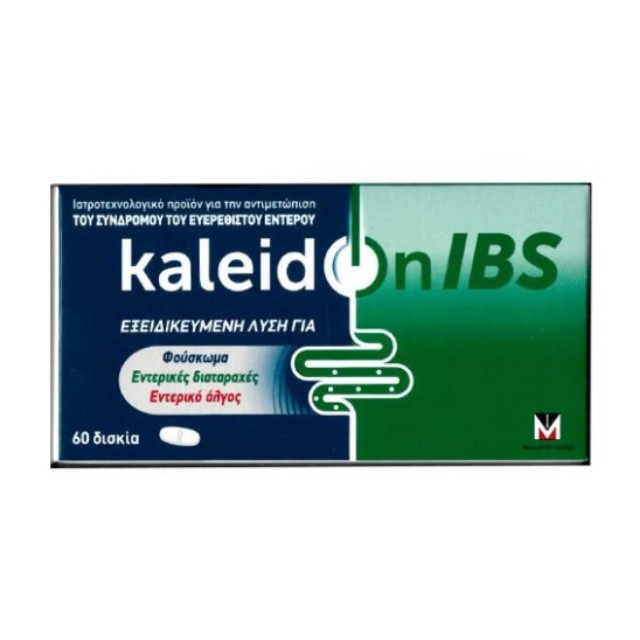 Kaleidon IBS Για την Αντιμετώπιση του Συνδρόμου του Ευερέθιστου Εντέρου 60 Δισκία