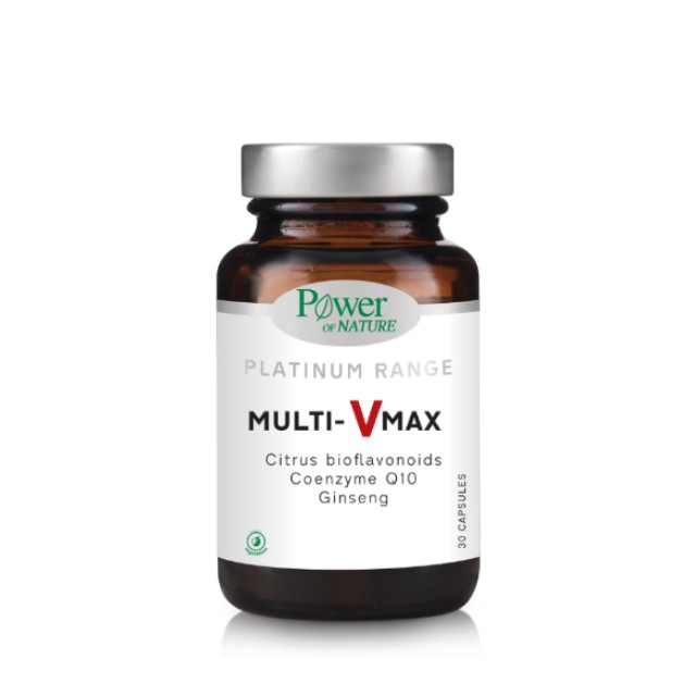 Power Health Platinum Range Multi-VMax Πολυβιταμίνη για Ενέργεια 30 Κάψουλες
