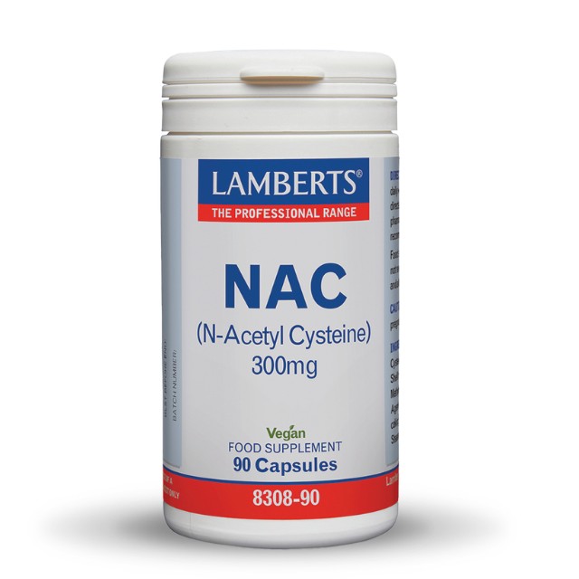 Lamberts N-acetyl Cysteine (NAC) 300mg 90 κάψουλες (8308-90)
