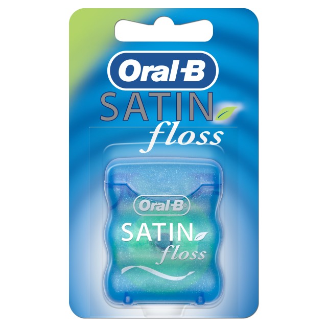 Oral-B Satin Floss Mint, Μεσοδόντιο Οδοντικό Νήμα με Γεύση Μέντας 25m, 1τμχ