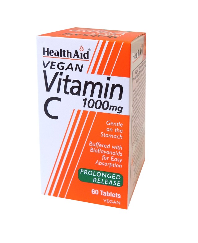 HEALTH AID Vitamin C 1000mg with Bioflavonoids, για Ενίσχυση του Ανοσοποιητικού 60 Ταμπλέτες