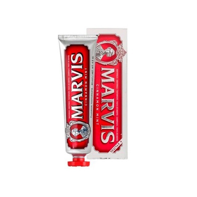 Marvis Cinnamon Mint Toothpaste Οδοντόκρεμα Με Ευχάριστη Γεύση Κανέλας, 85ml