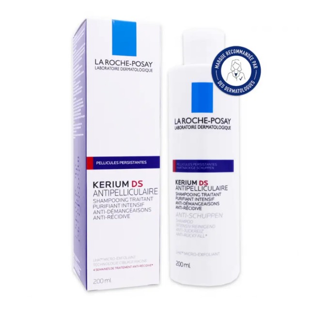 La Roche Posay Kerium Ds Anti-Dandruff Σαμπουάν κατά της Πιτυρίδας 200ml