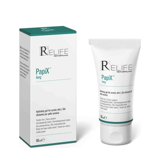 ReLife PapiX Long Gel Ενυδάτωσης για Ακνεϊκή Επιδερμίδα 50ml