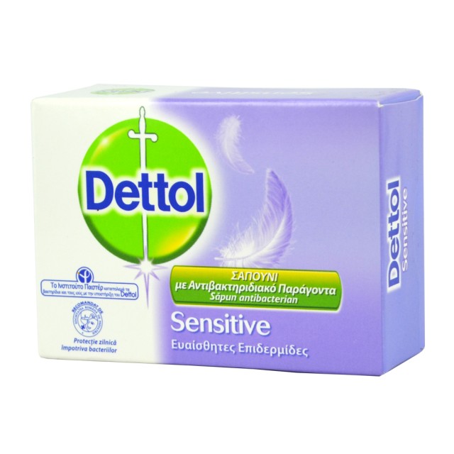 DETTOL Soap Sensitive, Μπάρα Σαπουνιού, 100 gr