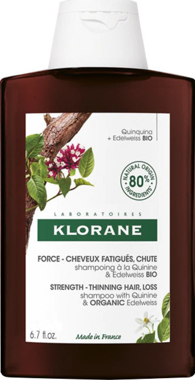 KLORANE Quinine Shampoo, Σαμπουάν Κατά Της Τριχόπτωσης Με Κινίνη 400ml
