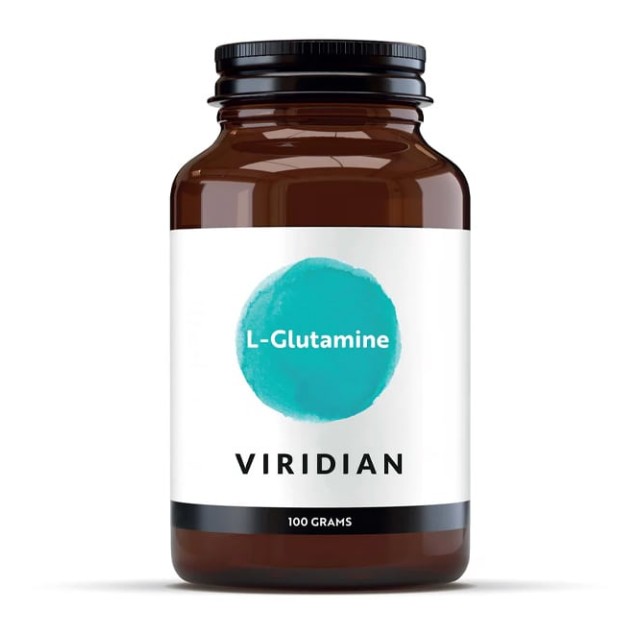 Viridian L-Glutamine Powder για Μυϊκή Ανάκαμψη & Πεπτικό σε Σκόνη 100g