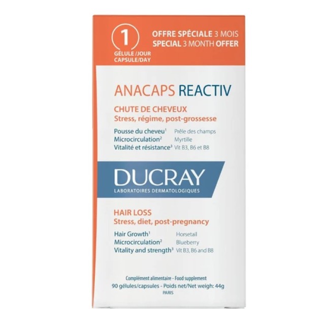 Ducray Anacaps Reactiv Anacaps Reactiv Hair Loss 90 Κάψουλες