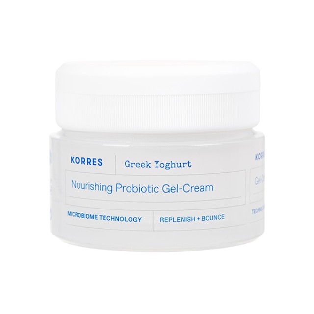 KORRES Greek Yoghurt Nourishing Probiotic Gel-Cream, Ενυδατική Κρέμα Ημέρας Ελαφριάς Υφής 40ml