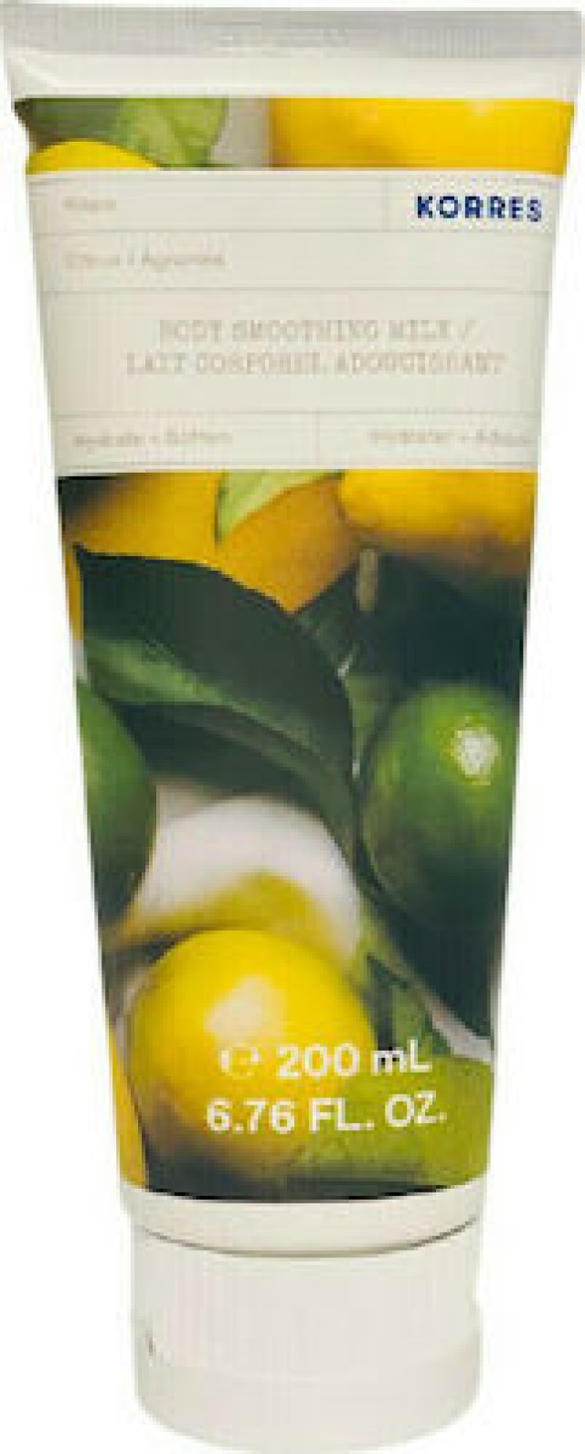 KORRES Body Smoothing Milk Citrus Ενυδατικό Γαλάκτωμα Σώματος Με Κίτρο, 200ml