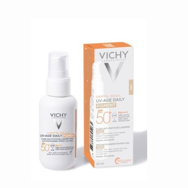 Vichy Capital Soleil UV-Age Daily Light SPF50+ Αντιηλιακό Προσώπου με Χρώμα 40ml