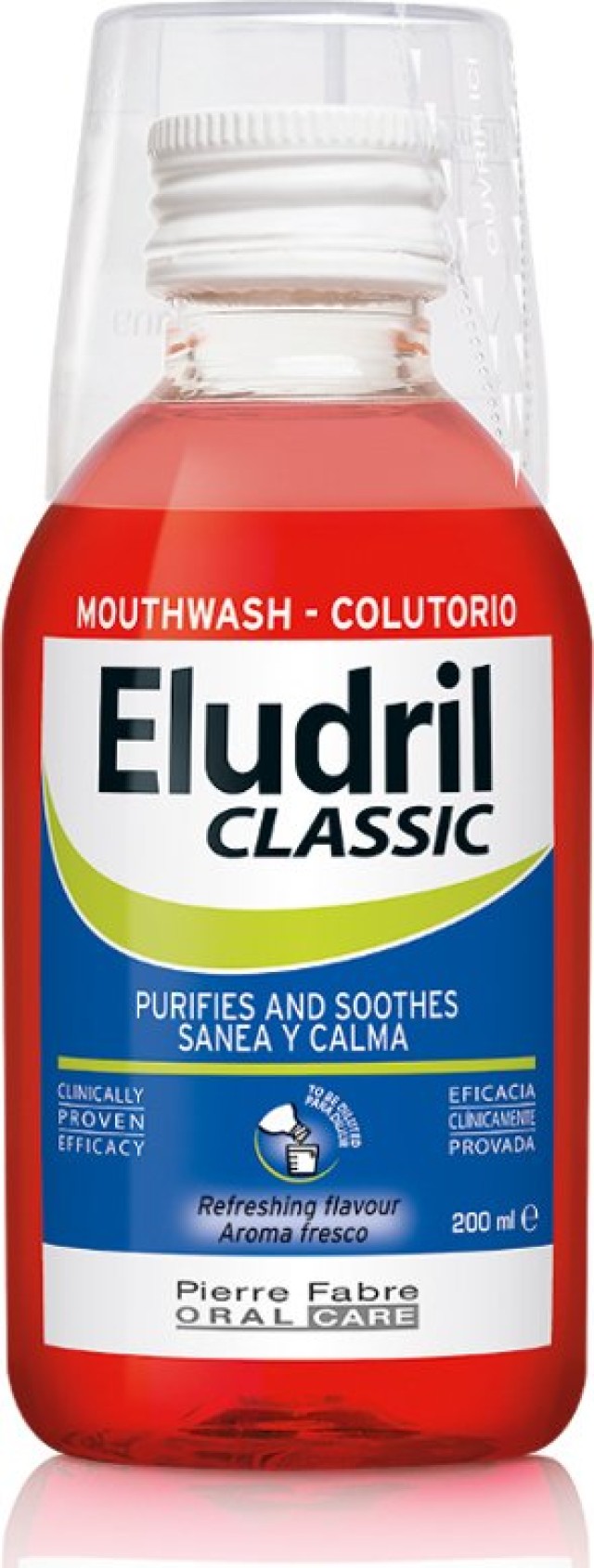 Eludril Classic Στοματικό Διάλυμα 200 ml