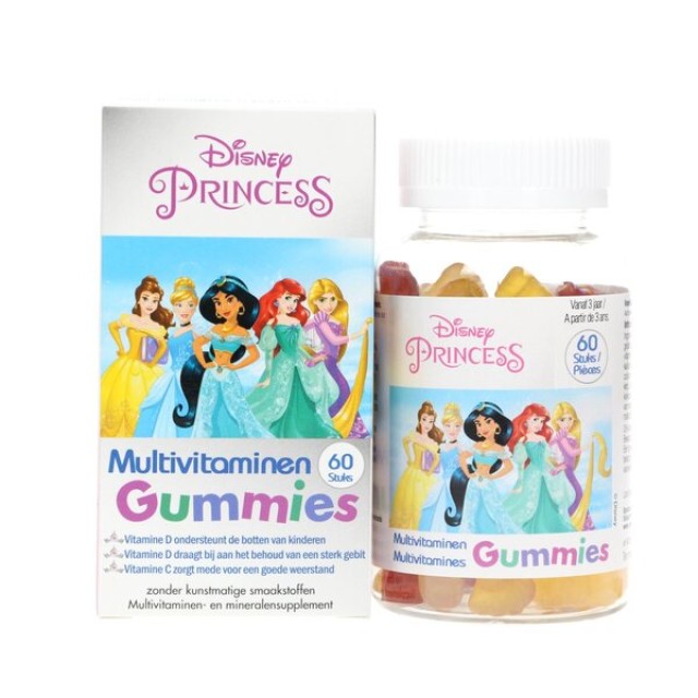 SKAN MEDICAL Disney Princess Multivitamins Μασώμενες Πολυβιταμίνες Για Παιδιά, 60 Ζελεδάκια