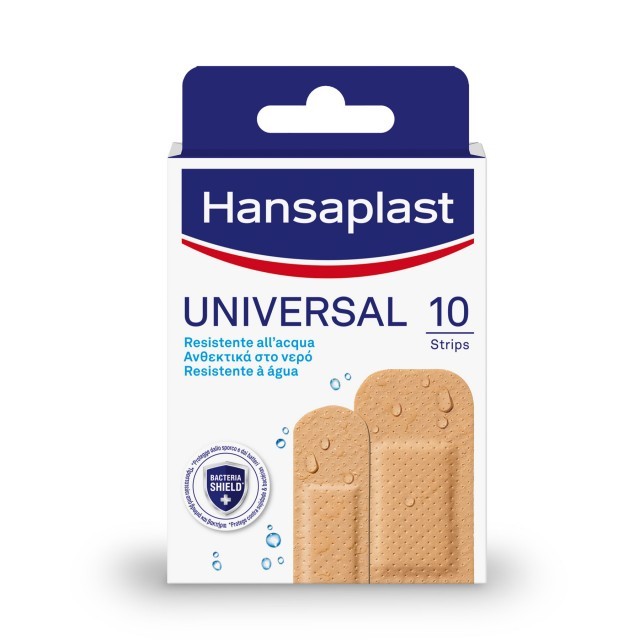 Hansaplast Universal Water Resistant Επιθέματα Ανθεκτικά στο Νερό, 10τμχ.