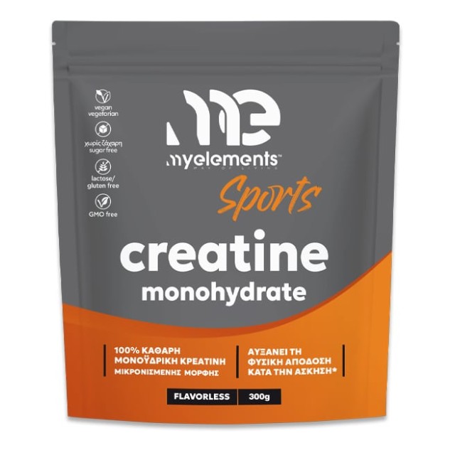 My Elements Sports Creatine Monohydrate χωρίς Γεύση 300g