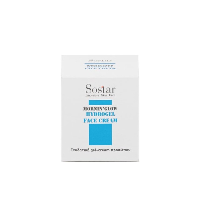 Sostar MorninGlow Hydrogel Face Cream Ενυδατική Gel-Cream Προσώπου 50ml
