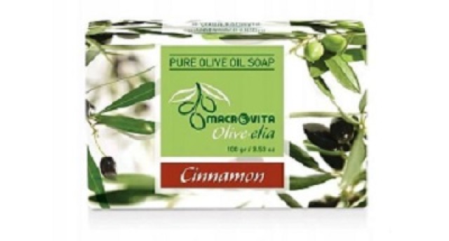 Macrovita Olivelia Φυσικό Σαπούνι Ελαιόλαδου - Cinnamon, 100gr