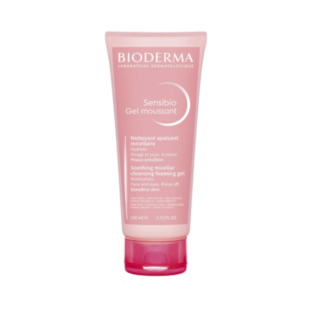 Bioderma Sensibio Gel Moussant Προσώπου Για Ευαίσθητο Δέρμα 100ml