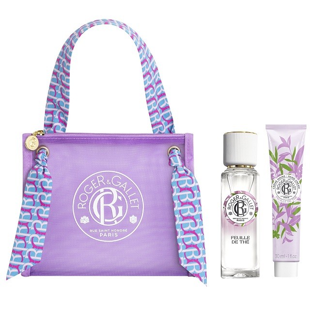 Roger & Gallet Feuille De The Πακέτο Wellbeing Fragnant Water Γυναικείο Άρωμα, 30ml & Hand Cream Κρέμα Χεριών, 30ml & ΔΩΡΟ Νεσεσέρ