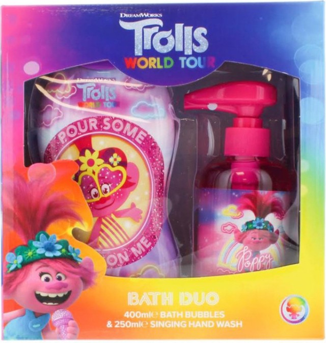 AIR-VAL Promo Disney Troll Bath & Shower Gel Αφρόλουτρο 400ml & Singing Hand Wash Σαπούνι Χεριών 250ml