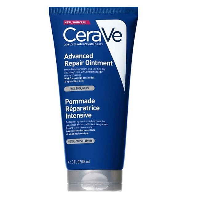 CeraVe Advanced Repair Ointment Θεραπευτική Επανορθωτική Αλοιφή Για Πρόσωπο, Σώμα & Χείλη, 88ml