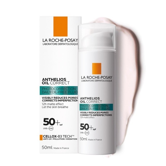 La Roche Posay Anthelios Oil Correct SPF50+ Αντηλιακή Κρέμα Προσώπου για Λιπαρές Επιδερμίδες 50ml