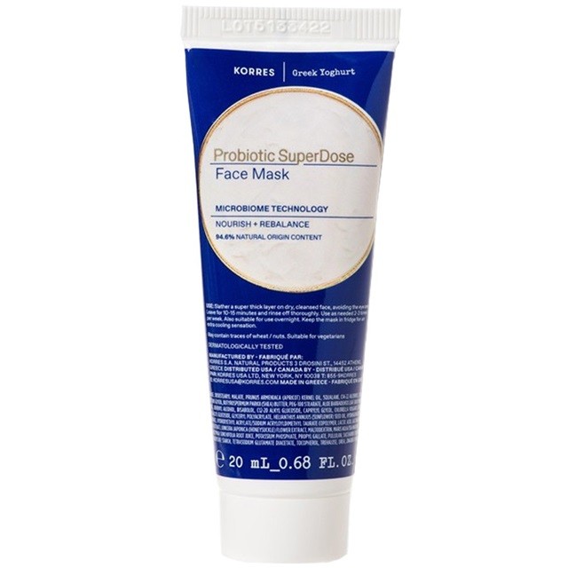Korres Greek Probiotic SuperDose Mask Μάσκα Προσώπου Με Προβιοτικά, 20ml
