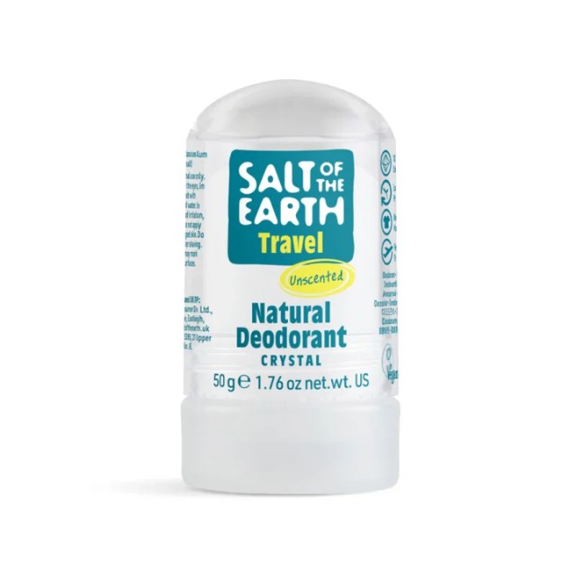 Salt of the Earth Αποσμητικός Κρύσταλλος Χωρίς Άρωμα 50gr