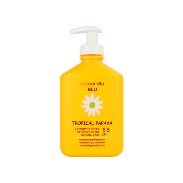 Camomilla Blu Tropical Papaya Υγρό Καθαρισμού Ευαίσθητης Περιοχής pH 5.5 300ml
