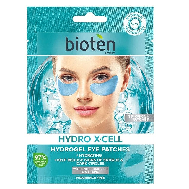 Bioten Hydro X-Cell Hydrogel Eye Patches Μάσκα Ματιών Για Ενυδάτωση & Μείωση Του Πρηξίματος, 1 Ζευγάρι