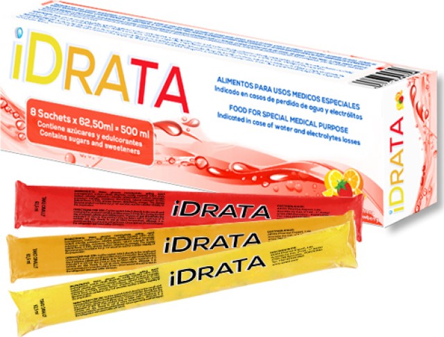 iDRATA Τροφή για Ειδικούς Ιατρικούς Σκοπούς για Απώλεια Νερού ή Ηλεκρολυτών 8 φακελάκια