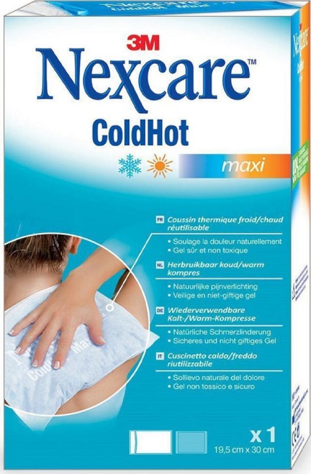 Nexcare Coldhot Maxi 2 Σε 1 Παγοκύστη Και Θερμοφόρα 1 Τεμάχιο 19,5 x 30cm