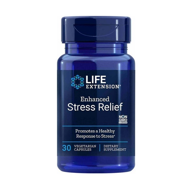 Life Extension Enhanced Stress Relief Συμπλήρωμα Διατροφής Για Το Άγχος, 30 Κάψουλες