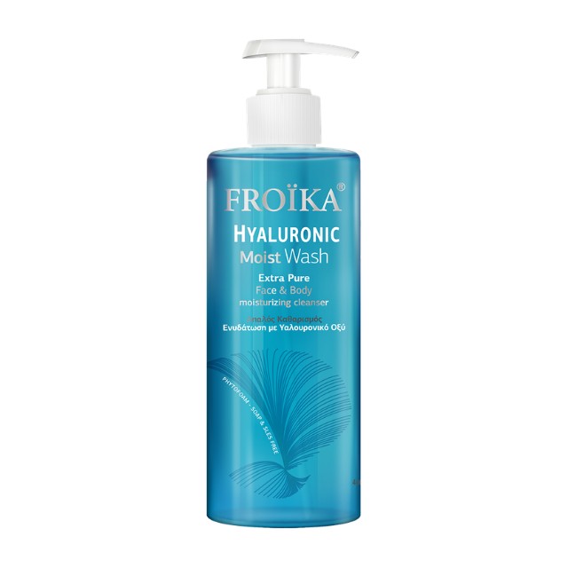 Froika Hyaluronic Moist Wash Face & Body Υγρό Καθαρισμού για Πρόσωπο & Σώμα 400ml