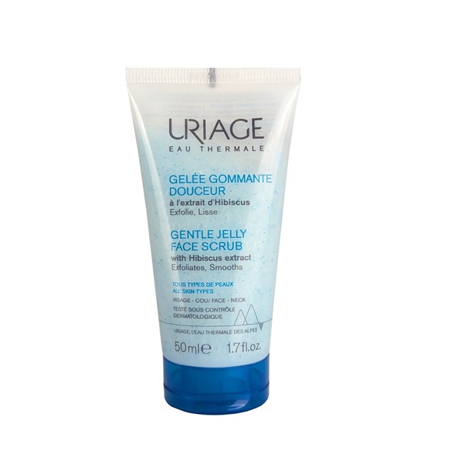 Uriage Gentle Jelly Face Scrub, Απολεπιστικό Τζελ Προσώπου, 50ml