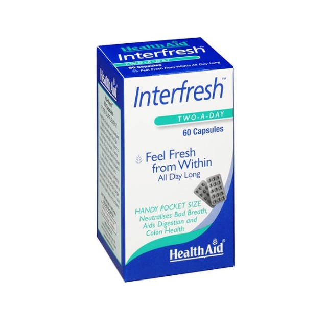 Health Aid Interfresh Συμπλήρωμα για Καθαρή Αναπνοή 60 Κάψουλες
