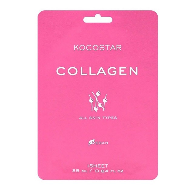 Kocostar Collagen Μάσκα Προσώπου Για Αναζωογόνηση, 1 Τεμάχιο