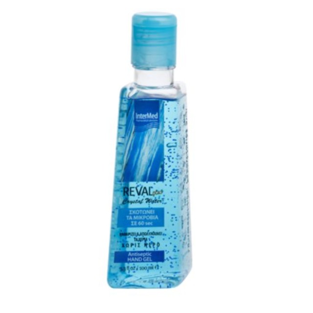 Intermed Reval Plus Crystal Water Antiseptic Hand Gel, Αντισηπτικό Χεριών, 100ml