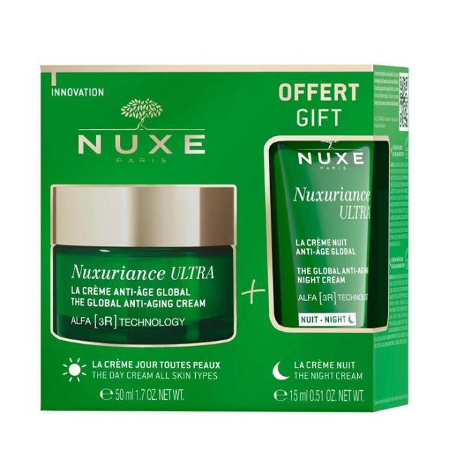 Nuxe Nuxuriance Ultra Πακέτο The Global Anti-Aging Cream 50ml & Δώρο Anti-Aging Night Cream 15ml