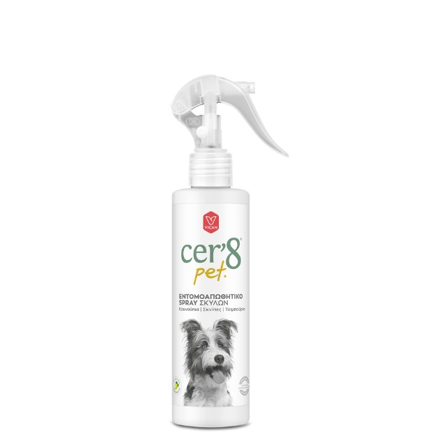 Vican Cer8 Pet Εντομοαπωθητικό Spray Σκύλων 200ml